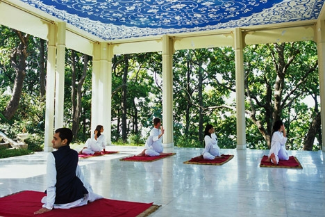 Ananda Himalayas luxury yoga Ayurveda wellness spa retreat India, www.barefootluxe.wordpress.com