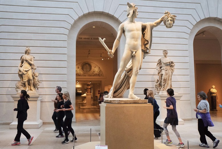  Metropolitan Museum or Art New York, The Museum Workout, www.BarefootLuxe.net