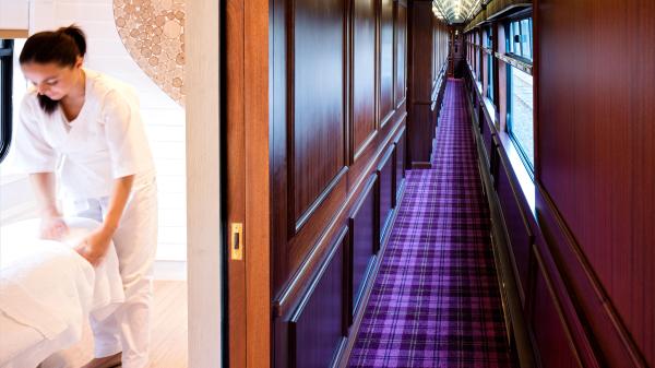 Belmond Royal Scotsman Bamford Haybarn Spa, luxury train spa Europe, luxury wellness travel, www.BarefootLuxe.net