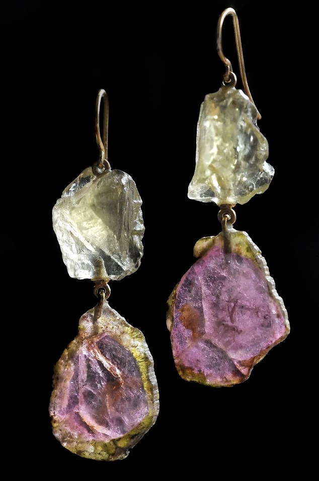 natural raw gemstone jewelery by Yang Riches Jewellery, luxury jewelry, www.BarefootLuxe.net